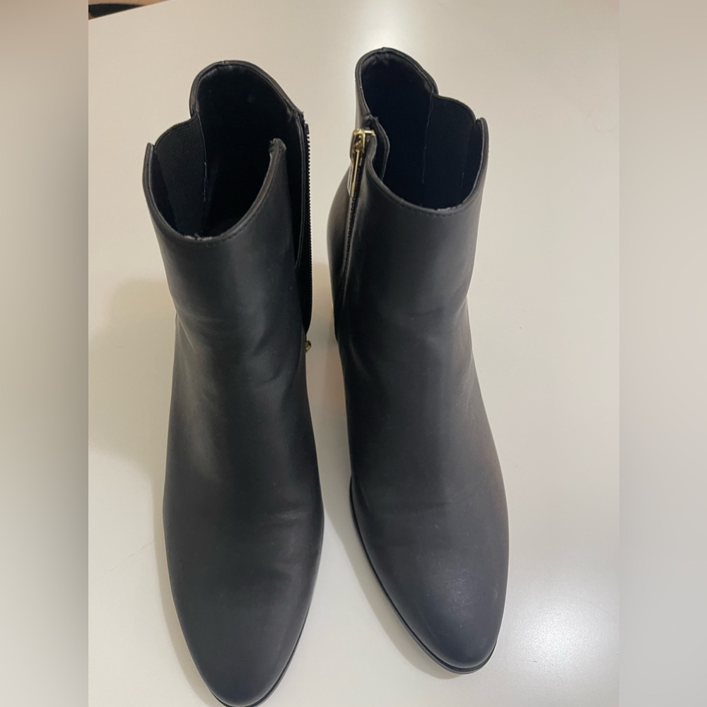 Black Calvin Klein booties